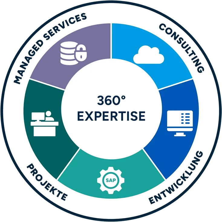 360° Expertise: Managed Services, Consulting, Projekte, Entwicklung