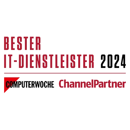 Logo Bester IT-Dienstleister 2024 ausgezeichnet von Computerwoche und ChannelPartner | SPIRIT/21