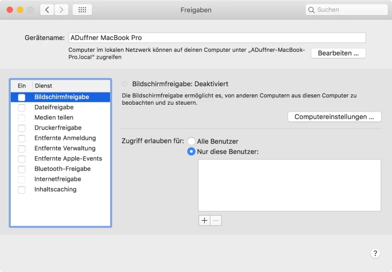 Screenshot: Mac Firmware mit Passwort schützen | SPIRIT/21