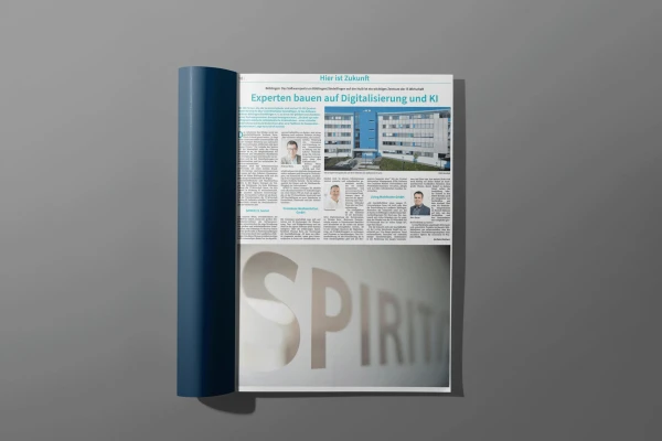 Artikel über SPIRIT/21 der Wirtschafts-Themenausgabe der Böblinger Zeitung / Sindelfinger Zeitung | SPIRIT/21