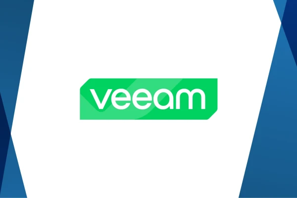 Kachel mit dem Partnerlogo von veeam: Der Schriftzug in weiß vor grünem Hintergrund mit abgerundetetn Ecken | SPIRIT/21