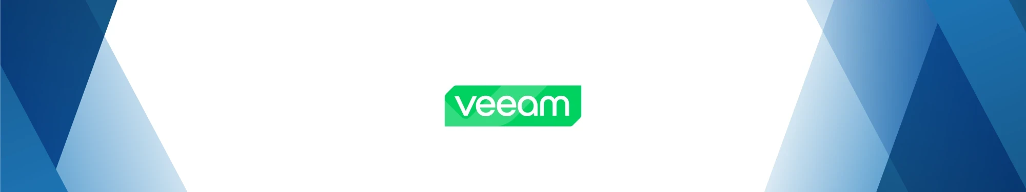 Banner mit dem Partnerlogo von veeam: Der Schriftzug in weiß vor grünem Hintergrund mit abgerundetetn Ecken | SPIRIT/21