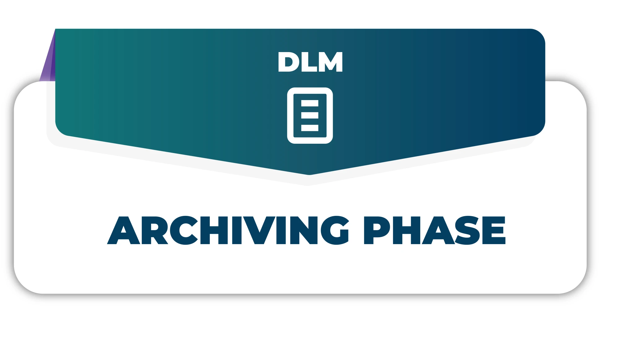 Ein Icon, welches die Archivierungsphase des Data Lifecycle Managements zeigt | SPIRIT/21