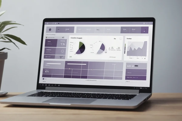 Laptop computer displaying a dashboard | SPIRIT/21