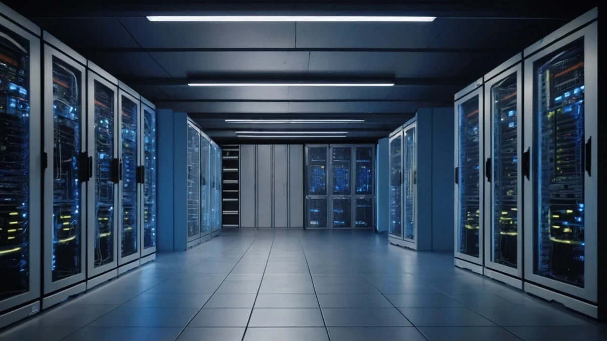 Ein Serverraum mit Containern, in denen verschiedene Anwendungen ausgeführt werden | SPIRIT/21